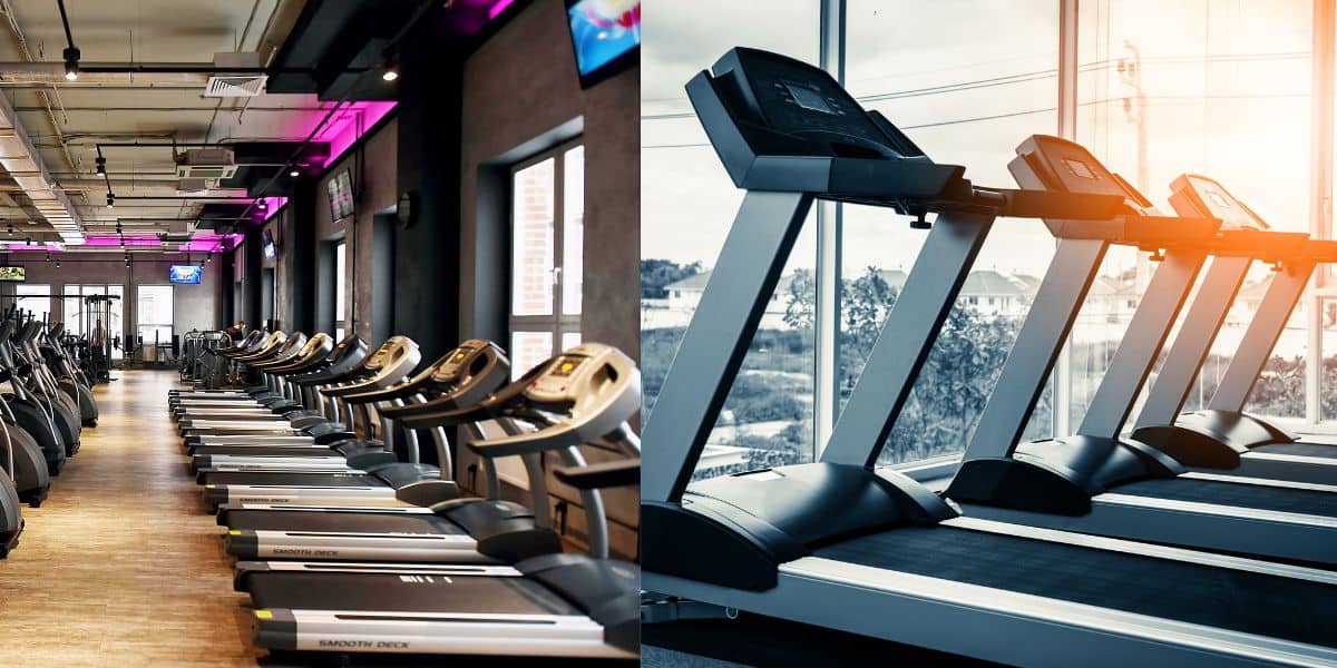 Treadmills at the gym