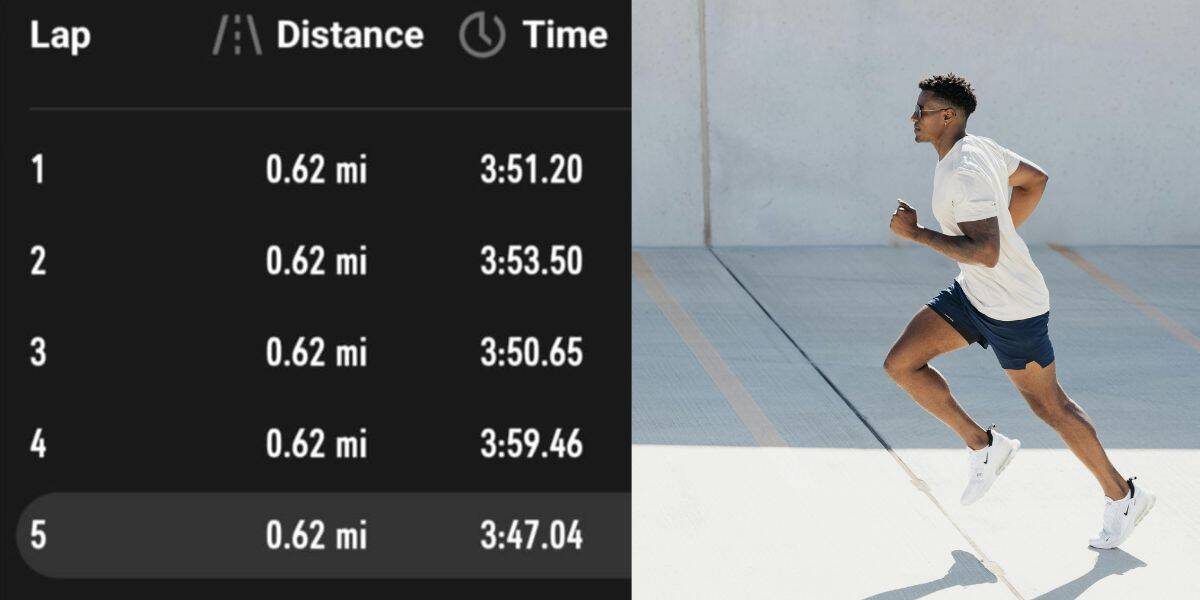 5k split times and runner